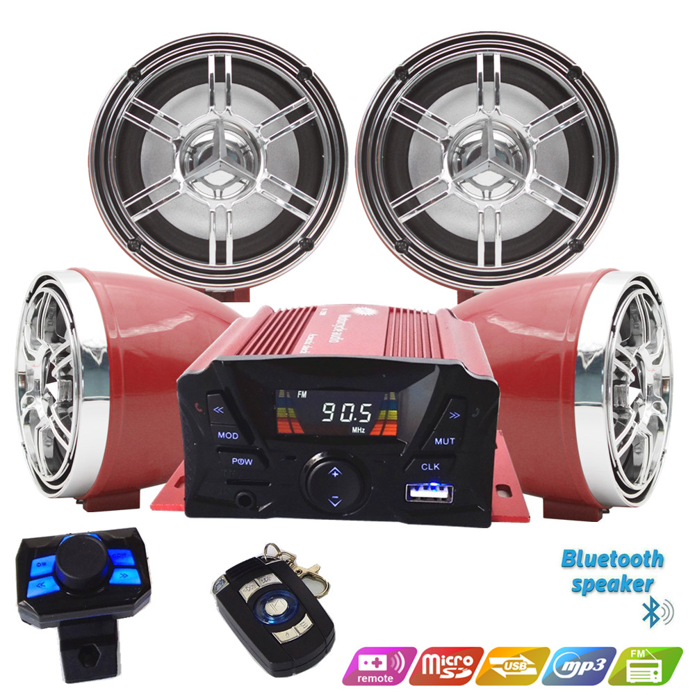 Audio Music Mp3 - Système d'amplification audio stéréo Bluetooth 12V