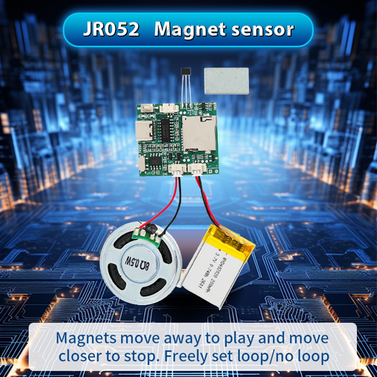 Audio Music Mp3 Download - Module enregistreur sonore programmable, puce de