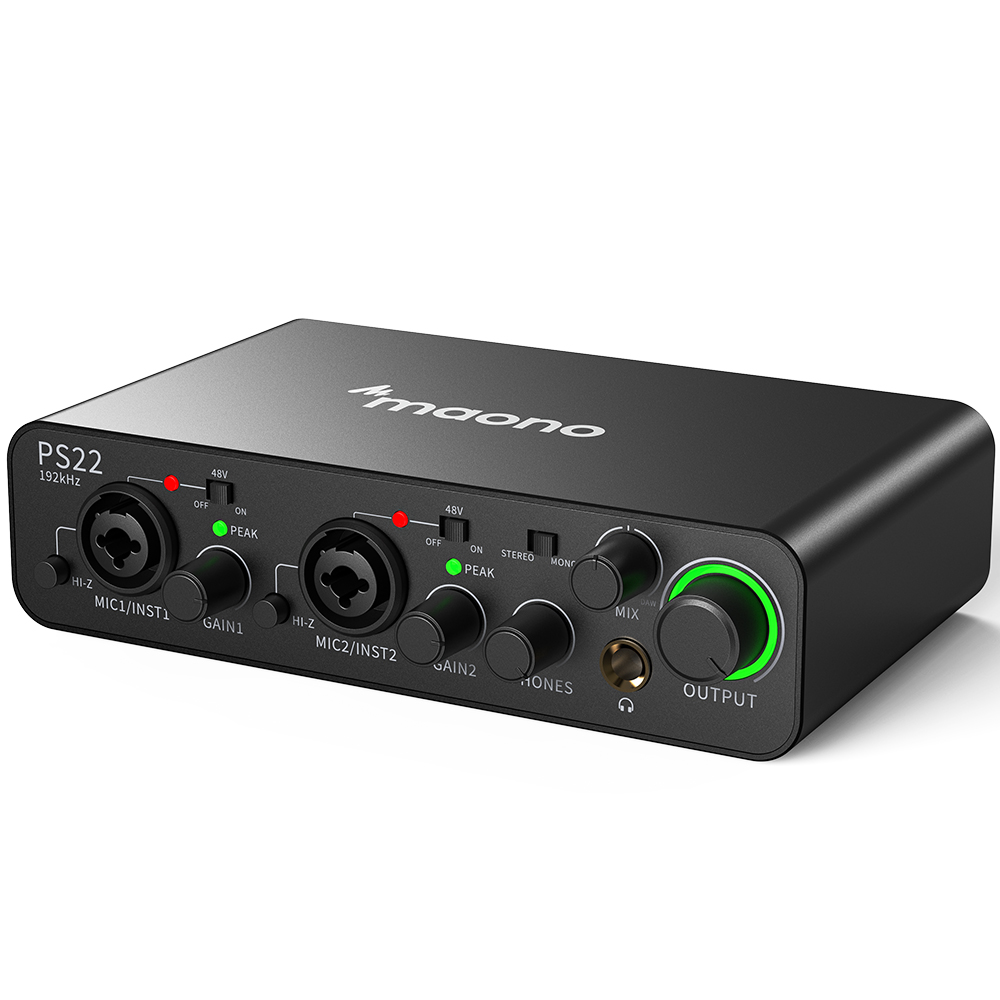 Audio Music Software - Interfaces audio professionnelles MAONO PS22, mélangeurs,
