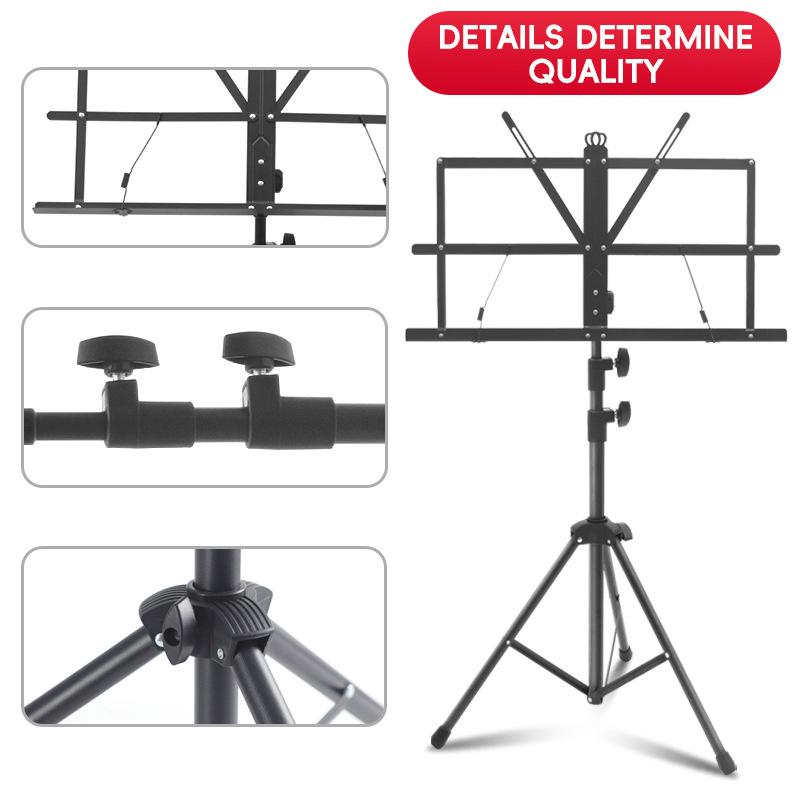 Music Stand Folding - Nouveau support de partitions 2 en