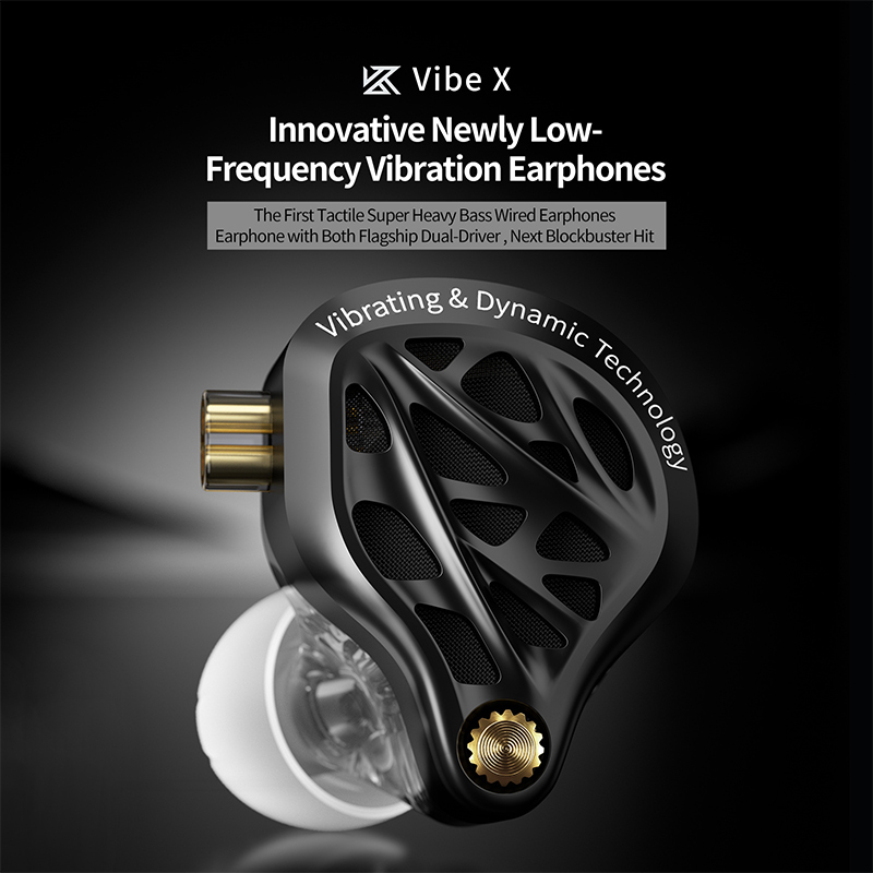 Audio Vibes Music - Écouteurs filaires KZ Vibe X, basses