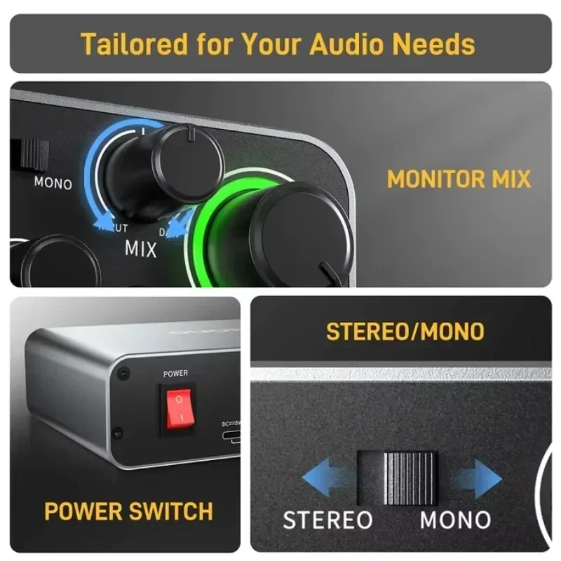 Audio Music Software - Interfaces audio professionnelles MAONO PS22 en