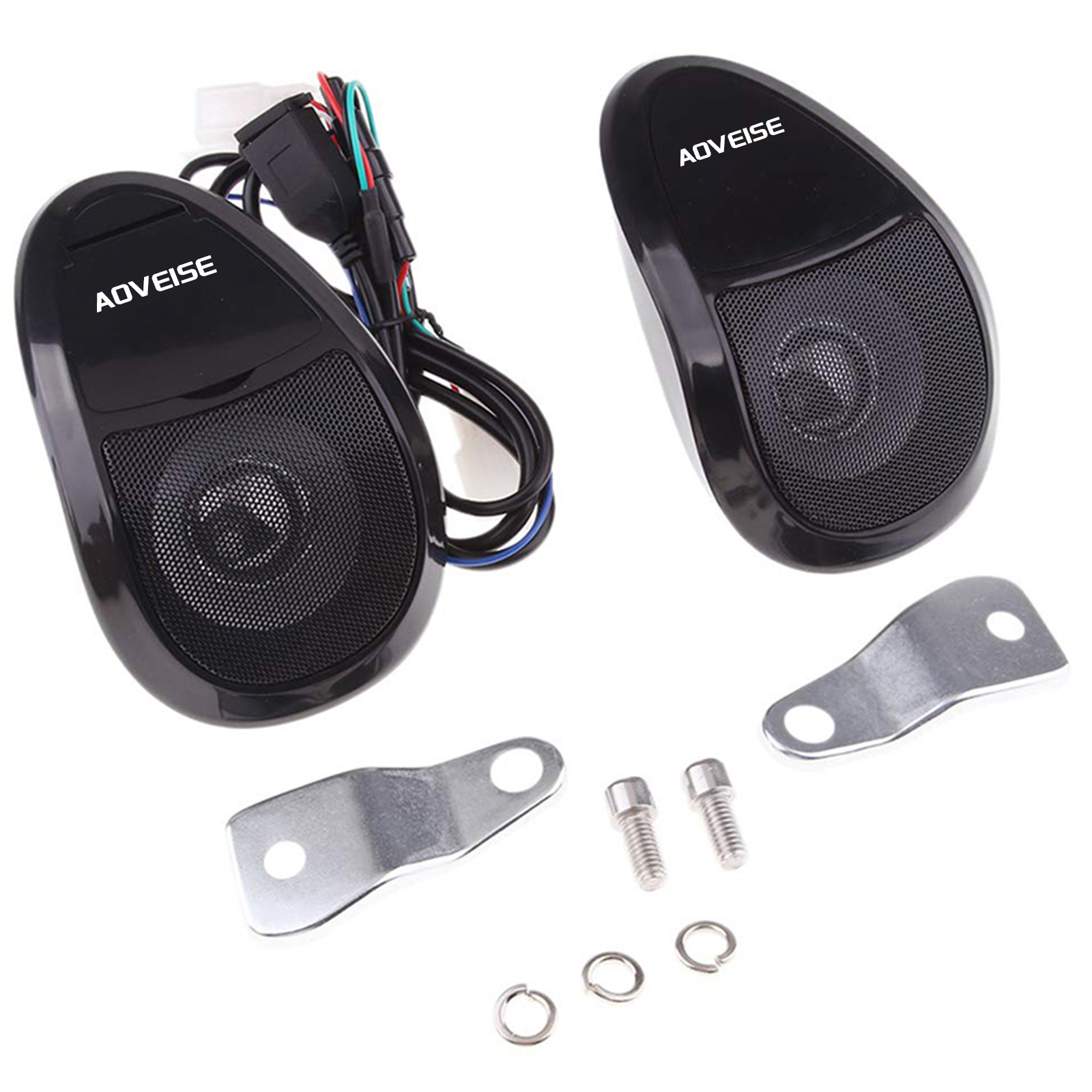 Audio Music Mp3 - Haut-parleur Bluetooth étanche pour moto, lecteur