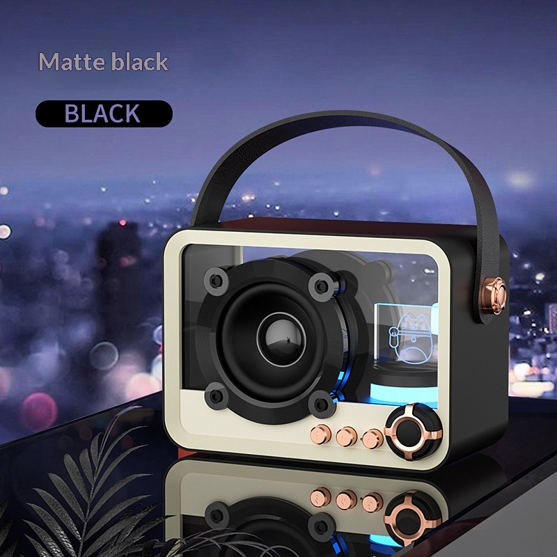 Audio Music Equalizer - Haut-parleur sans fil transparent Mecha Bluetooth