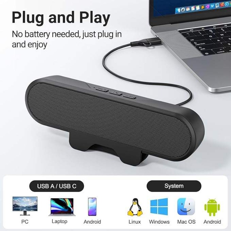 Barre de son USB Portable à cl - Audio Music Online avis et prix