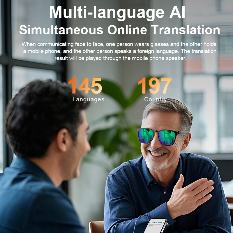 Lunettes intelligentes Bluetoo - Audio Music To Video Ai Free avis et prix