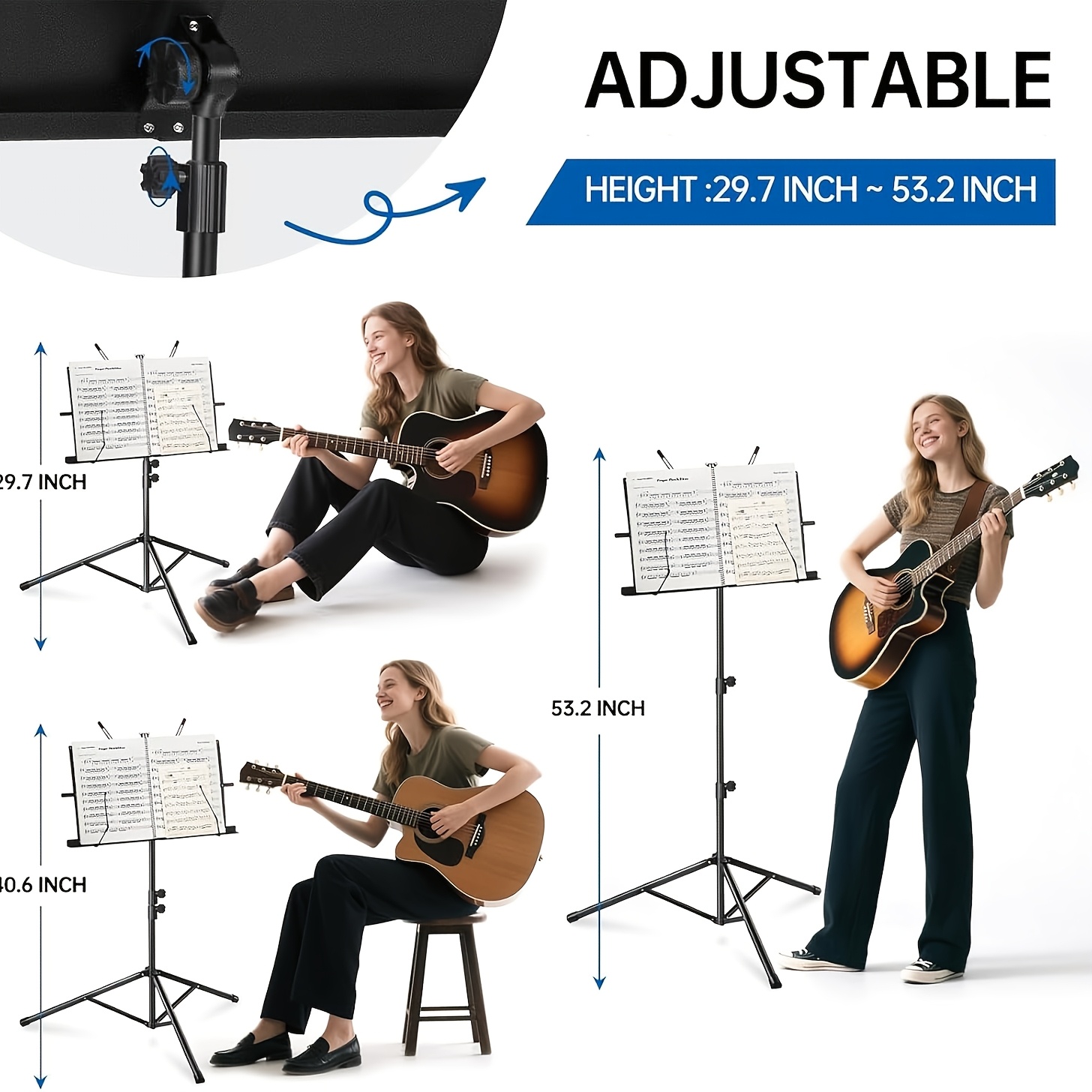 Support de partitions pliable  - Music Stand Folding avis et prix